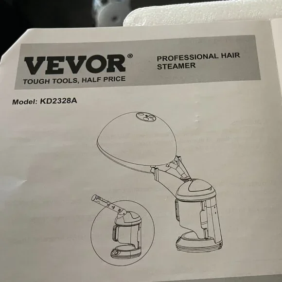 NEW Hair Steamer, 2 in 1 UV Ozone Hair & Facial Steamer - Picture 11 of 12